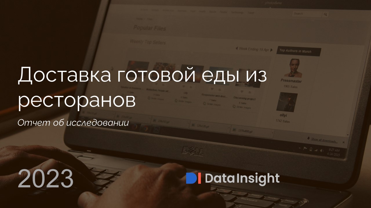 Доставка еды из ресторанов 2023 - маркетинговое исследование от агентства  Data Insight